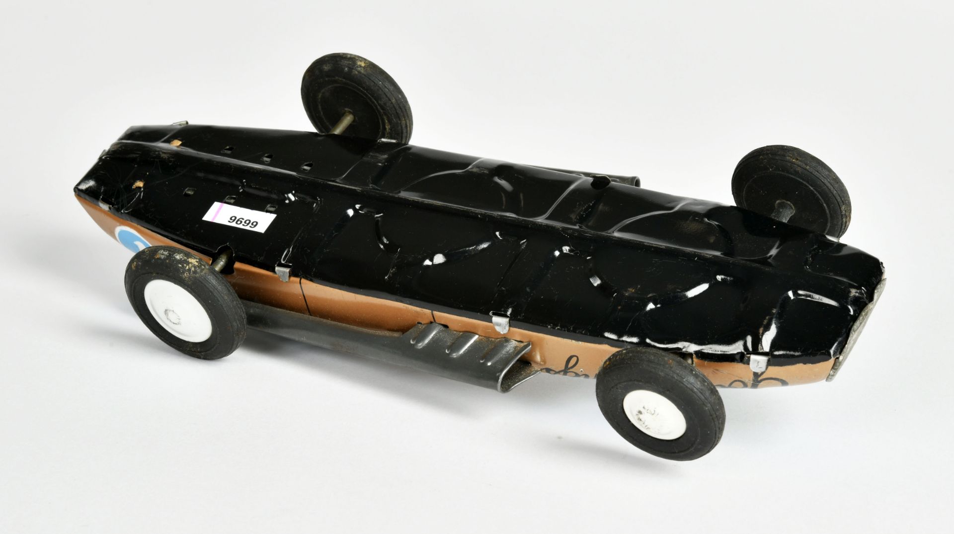 Racing car, Japan, 22cm, friction ok, paint d., C 3 - Image 3 of 3