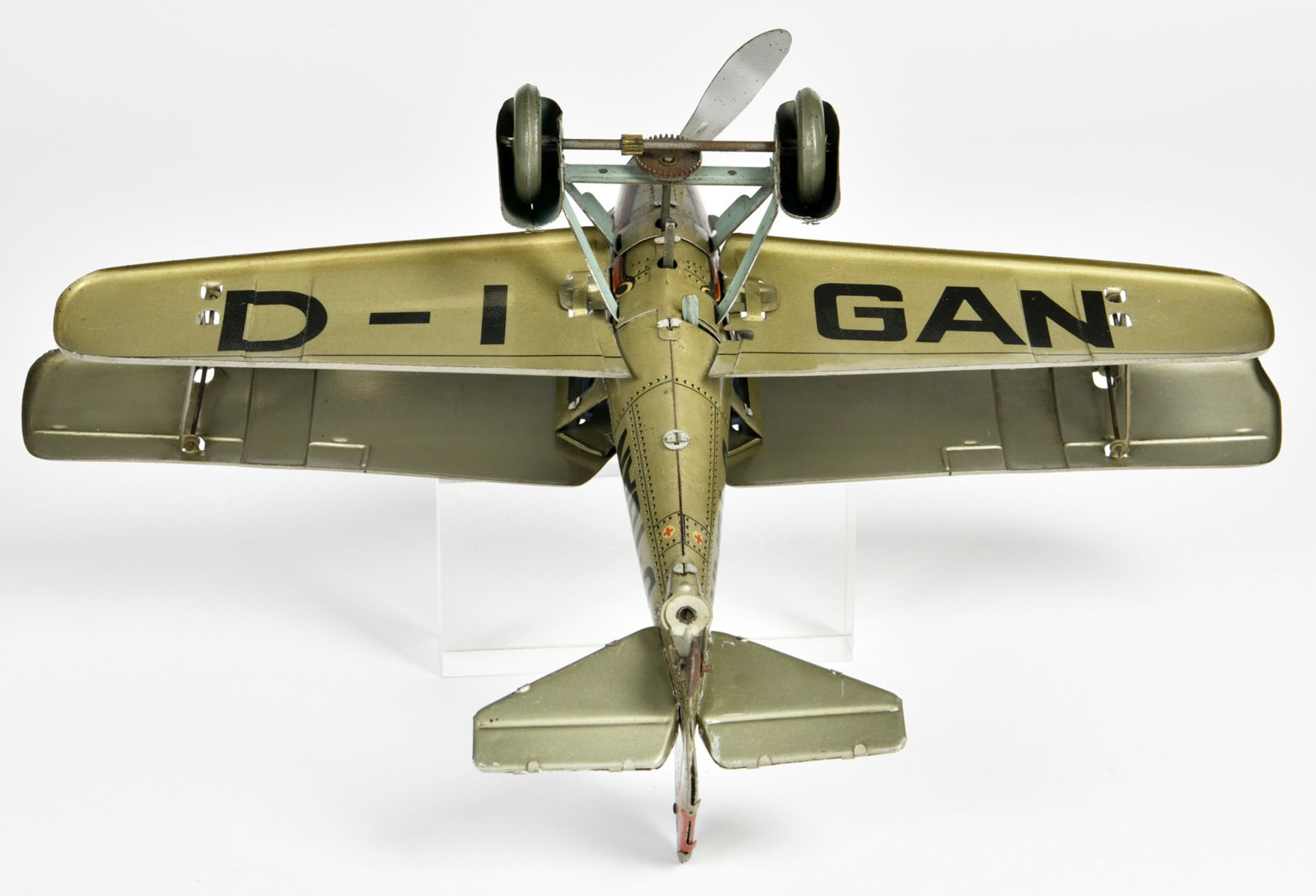 Tippco, plane D-IGAN, Germany pw, tin, cw ok, paint d., C 2+ - Image 3 of 3