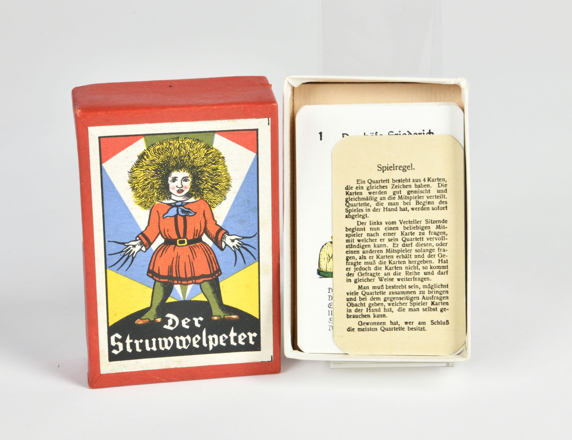 Struwwelpeter quartet, Germany, 24 cards, as new