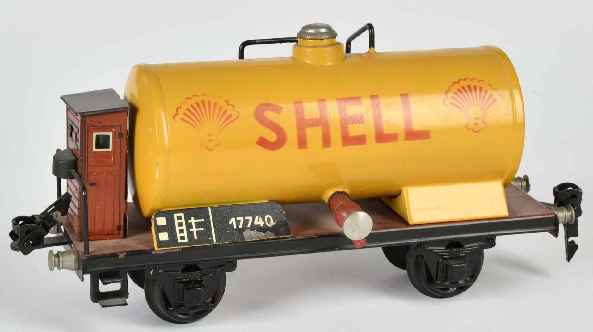 Märklin, tank car "SHELL", Germany pw, gauge 0, min. paint d., otherwise very good condition - Image 2 of 2