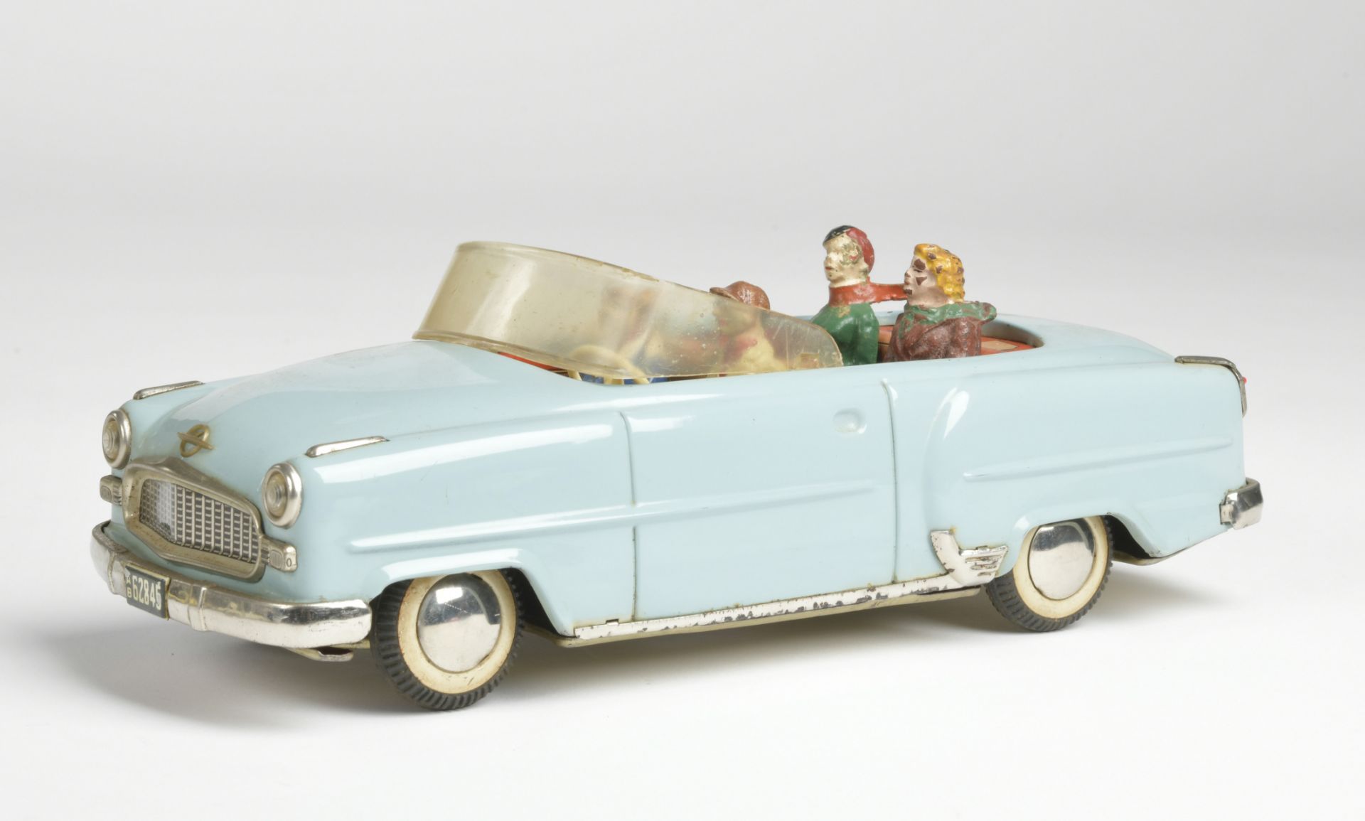 Arnold, Opel Olympia Record convertible, W.-Germany, tin, 25 cm, friction ok, min. paint d., C 2