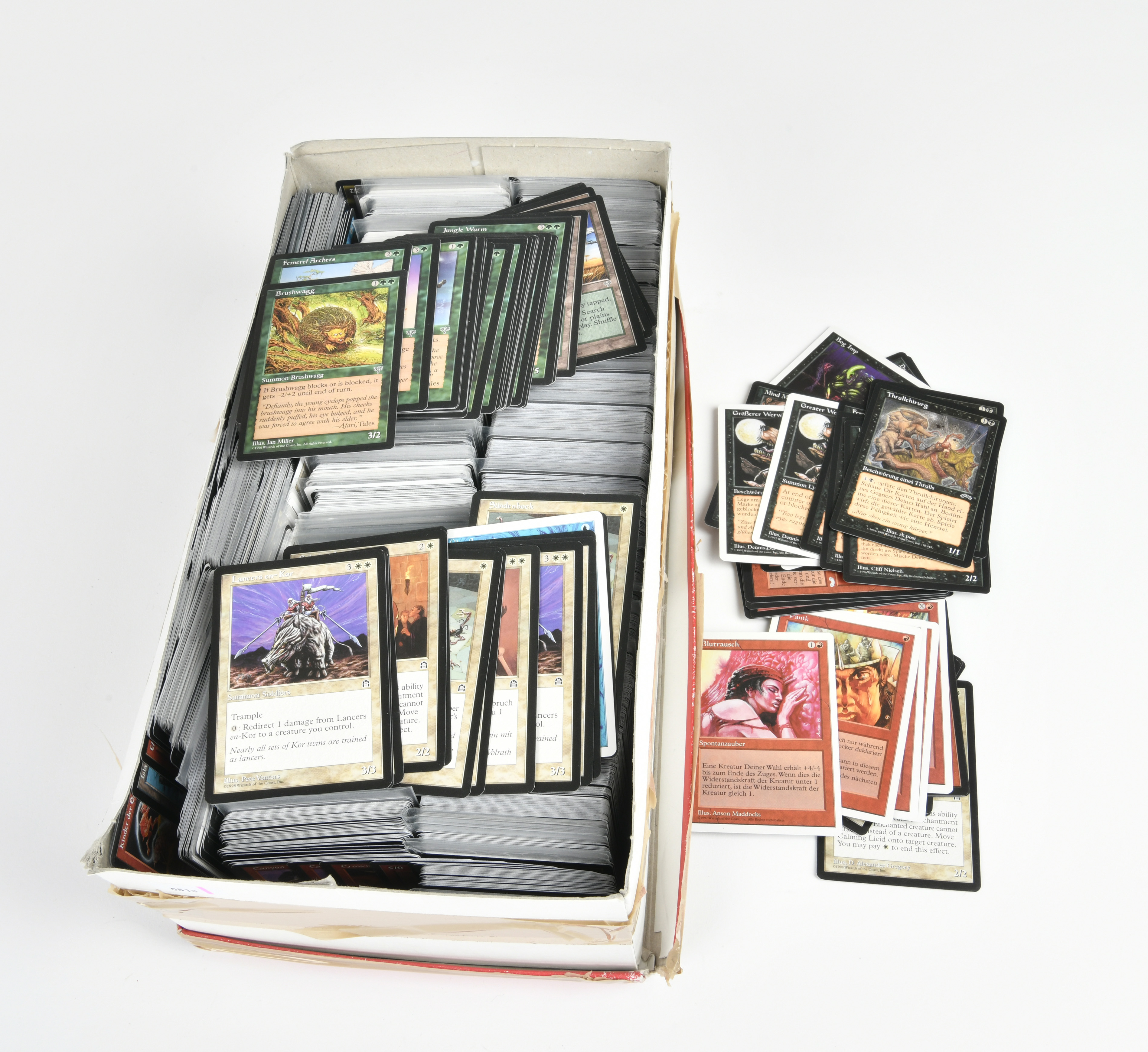 Magic, bundle cars, extensive collection, mostly chronicle, 4. edition, please inspect
