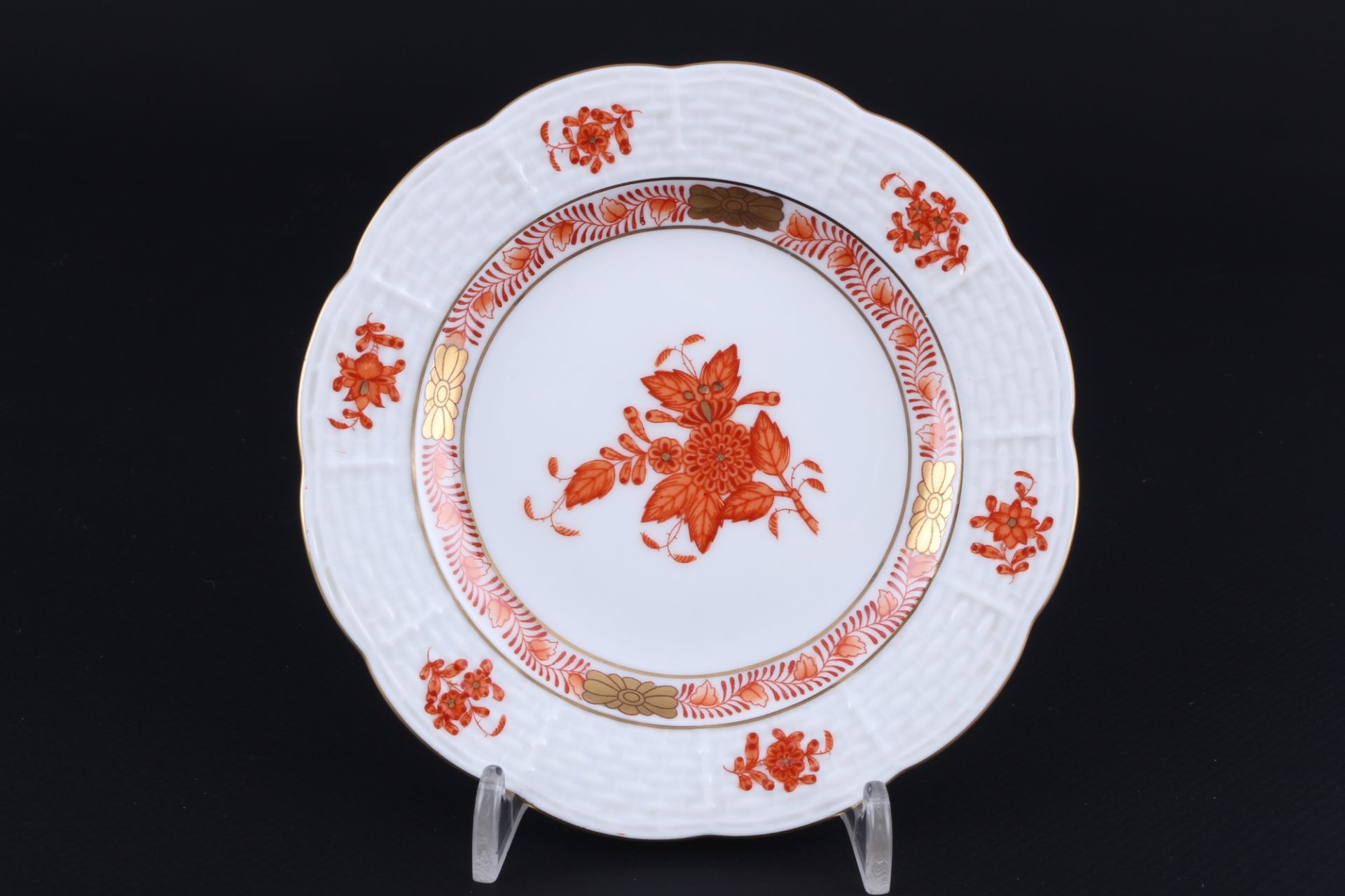 Herend Apponyi Orange 15-teiliges Speiseporzellan, dining porcelain, - Bild 5 aus 6