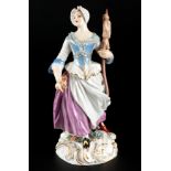 Meissen Die Spinnerin 1. Wahl, figure spinner,