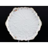 Meissen Schwanendessin Indische Blumenzweige Prunkplatte 1. Wahl, cake dish platter,