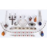 835-925 Silber Schmuck Konvolut, silver jewelry lot,