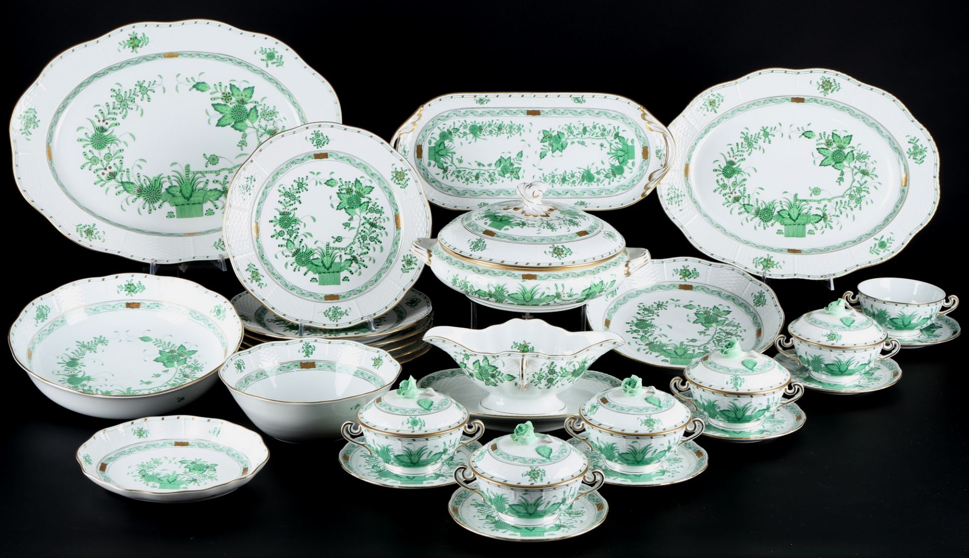 Herend FV Fleur des Indes umfangreiches Speiseporzellan, dining porcelain,