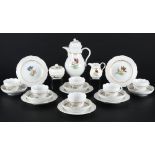 Meissen Marcolini-Tulpe Kaffeeservice für 6 Personen 1.Wahl, coffee service 1st choice for 6 pers.,