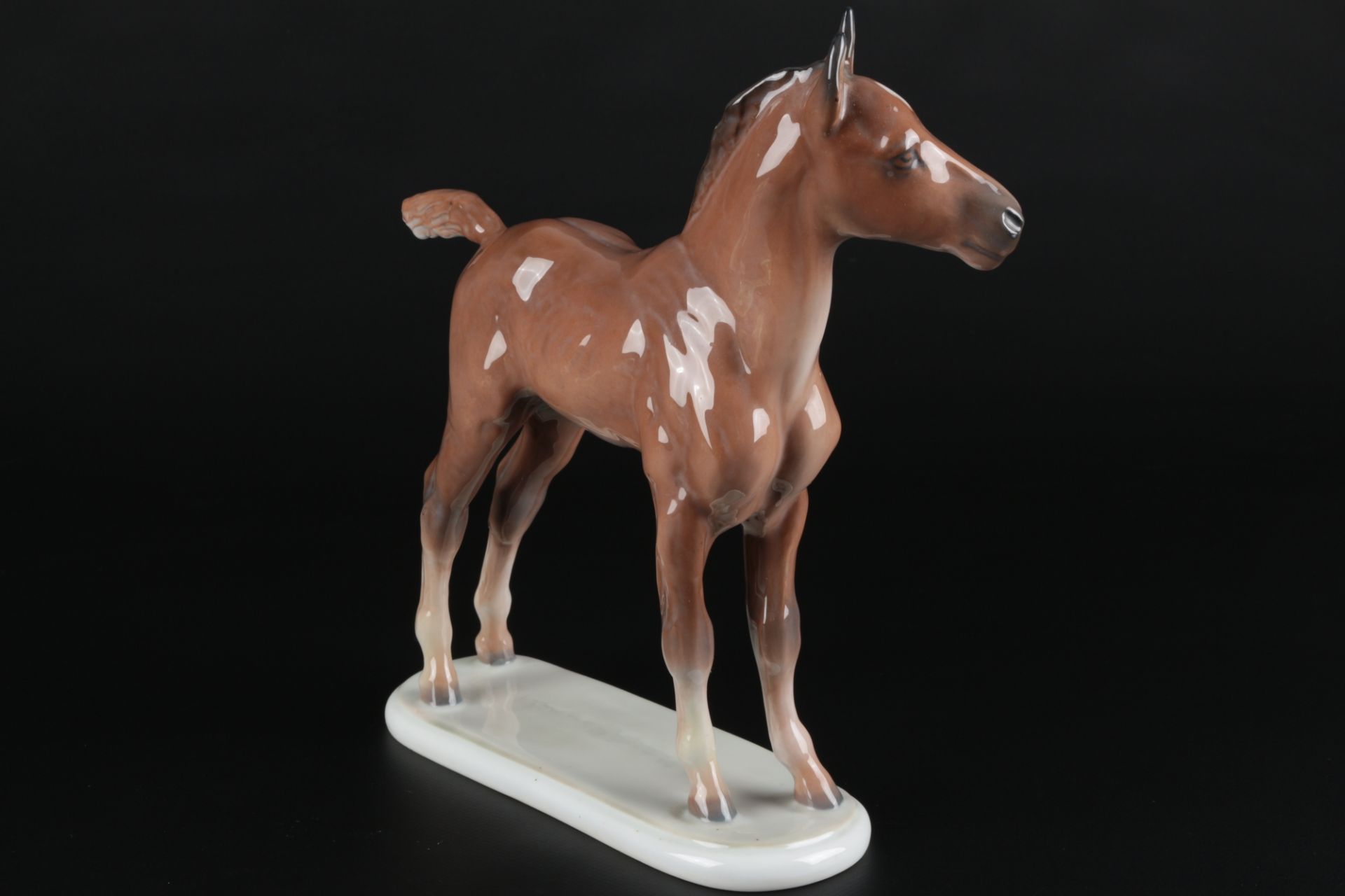 Rosenthal Figur Fohlen Pferd, foal horse, - Image 3 of 6