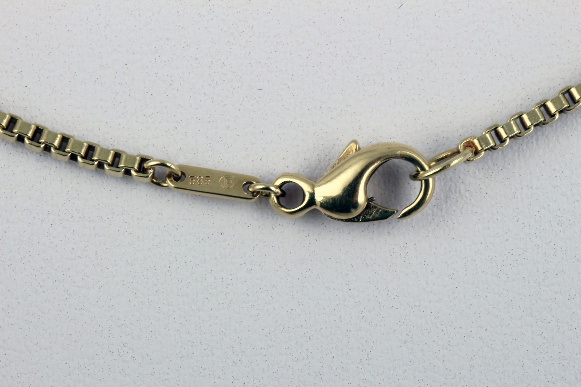 585 Gold edles Collier mit Goldkugeln, 14K gold necklace, - Bild 5 aus 5