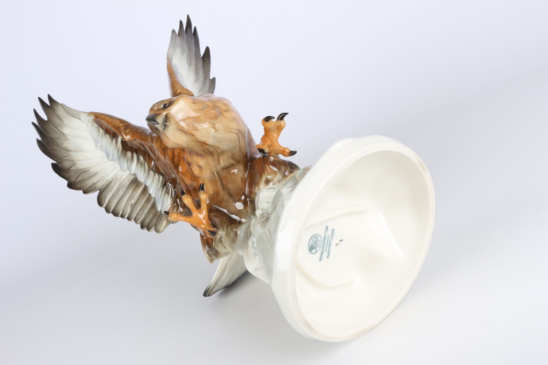 Hutschenreuther Steinadler, porcelain golden eagle, - Image 5 of 14