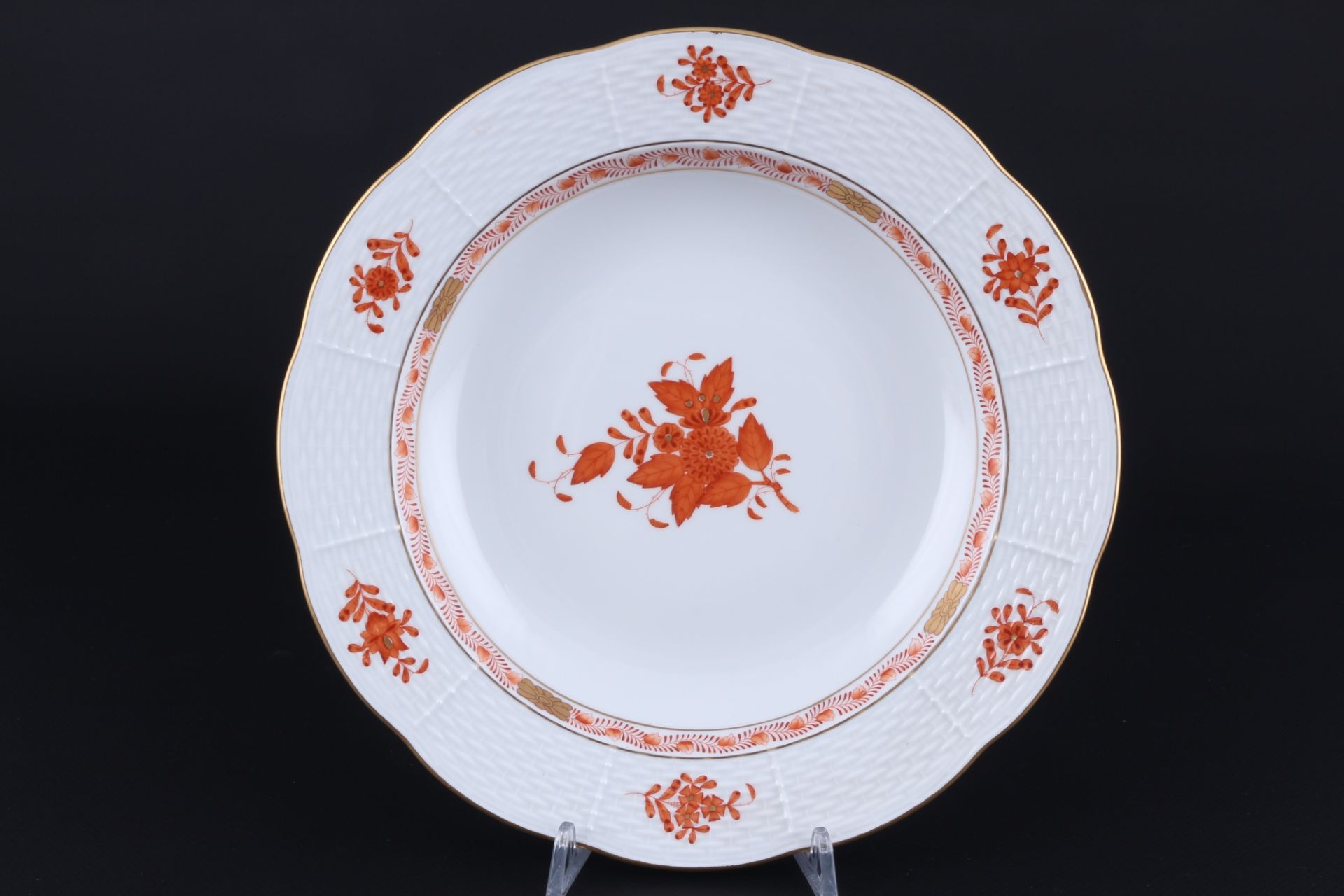 Herend Apponyi Orange 15-teiliges Speiseporzellan, dining porcelain, - Bild 4 aus 6