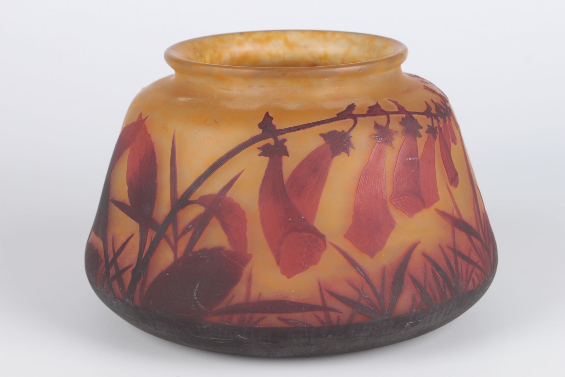 Daum France Jugendstil Vase, french art nouveau glass vase nancy, - Bild 2 aus 6