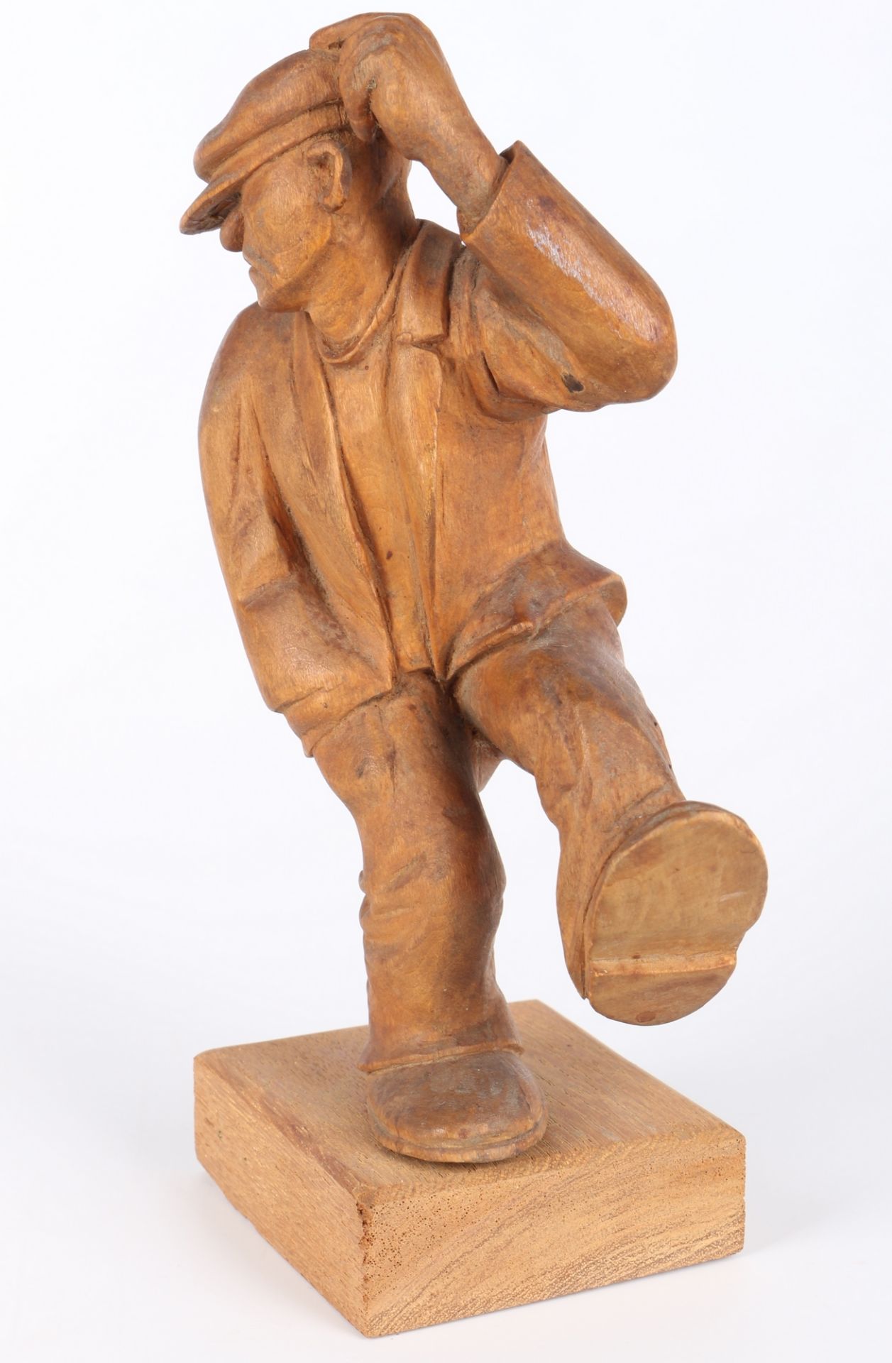 Ludwig Kunstmann (1877-1961) Holzfigur betrunkener Seemann, drunk sailor, - Image 2 of 5