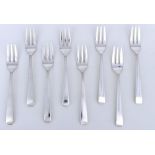 Robbe & Berking Alta 925 Silber 8 Kuchengabeln, R&B sterling silver forks,