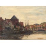 Helmut Liesegang (1858-1945) niederrheinische Hafenstadt, lower-rhenish harborcity,