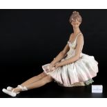 Lladro übergroße Figur Intermezzo / Ballerina L 58 cm,