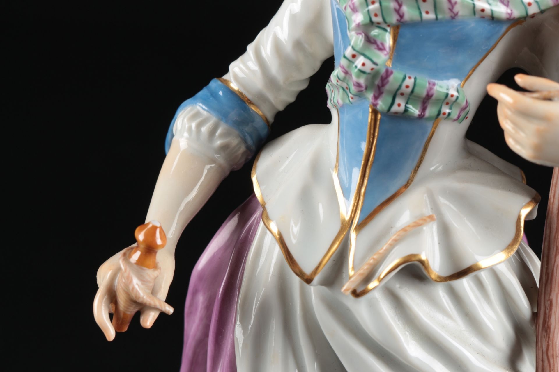 Meissen Die Spinnerin 1. Wahl, figure spinner, - Bild 6 aus 6