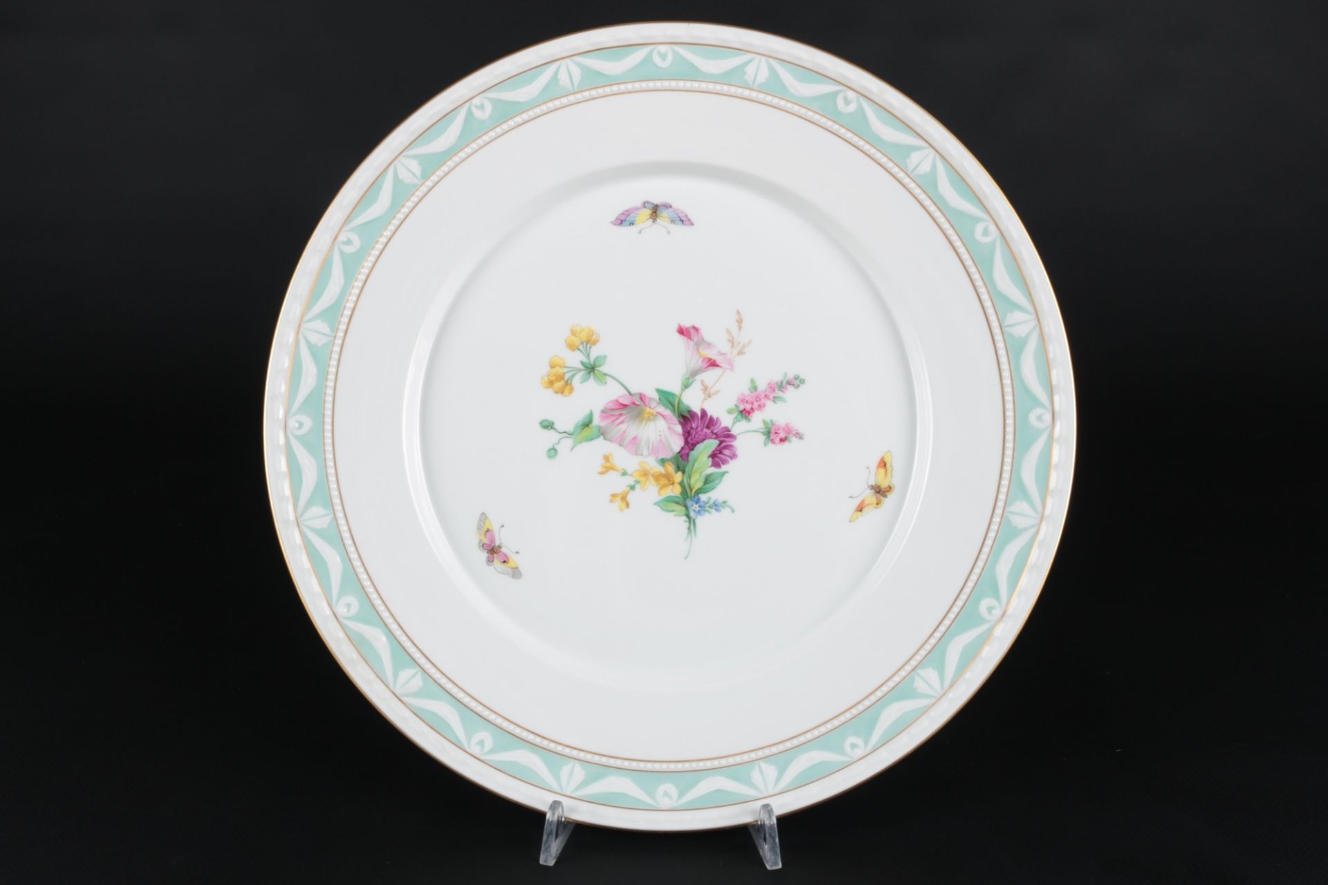 KPM Berlin Kurland Dekor 41 - 4 Gourmetteller D29 cm, 4 gourmet plates, - Bild 4 aus 6