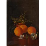 Hermann Koch (1856-1939) Stillleben mit Orangen, fruit still life with oranges,