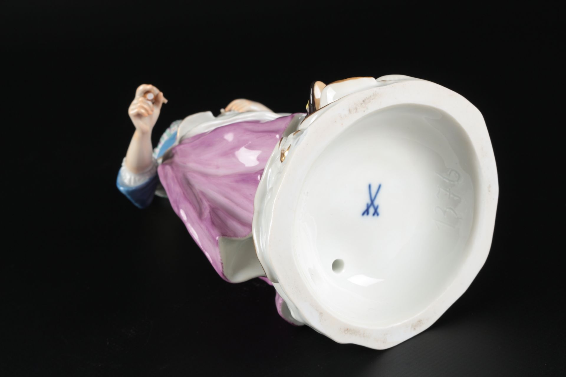 Meissen Die Spinnerin 1. Wahl, figure spinner, - Bild 5 aus 6