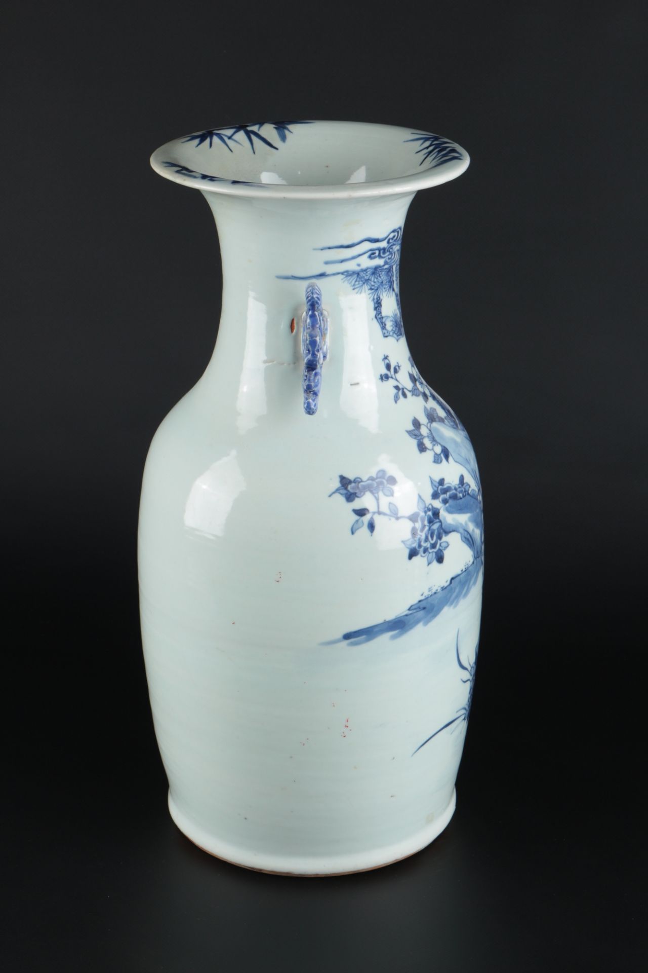 China Balustervase Qing Dynasty, chinese vase 19th century, - Image 4 of 5