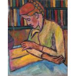 Otto Freytag (1888-1980) die Lesende, the reader,