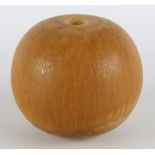 Gotlind & Gerald Weigel (XX-XXI) Vase Apfelsine, vase as an orange, artists pottery ceramic,