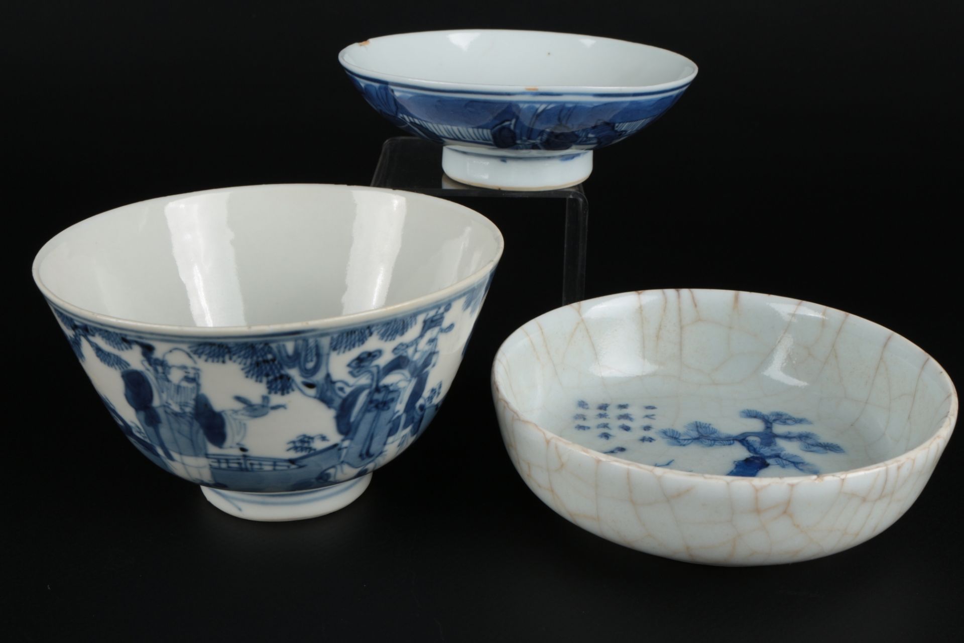 China Konvolut Schalen und Koppchen Blaumalerei, chinese bowls and couplings, - Image 3 of 5