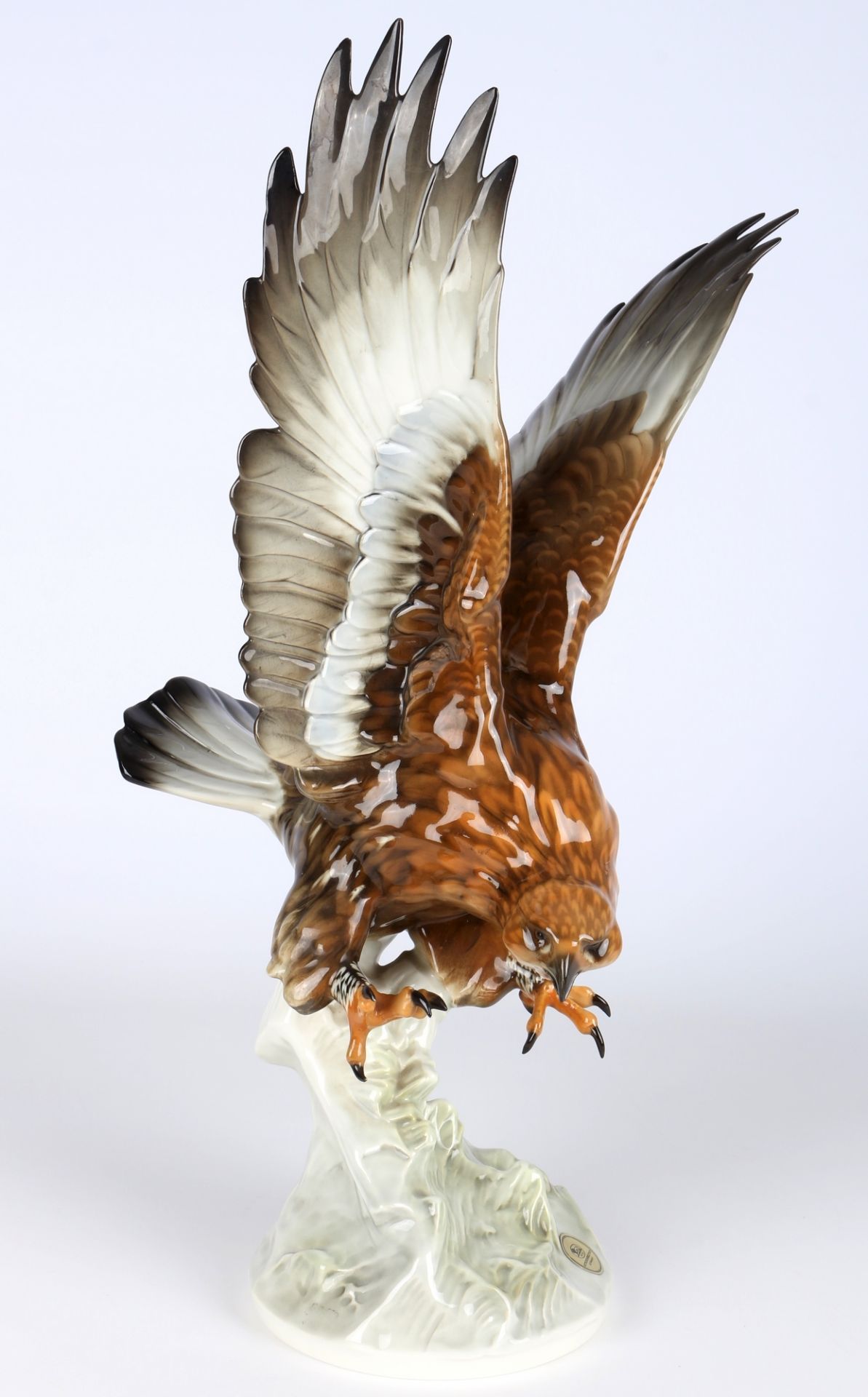 Hutschenreuther Steinadler, porcelain golden eagle,