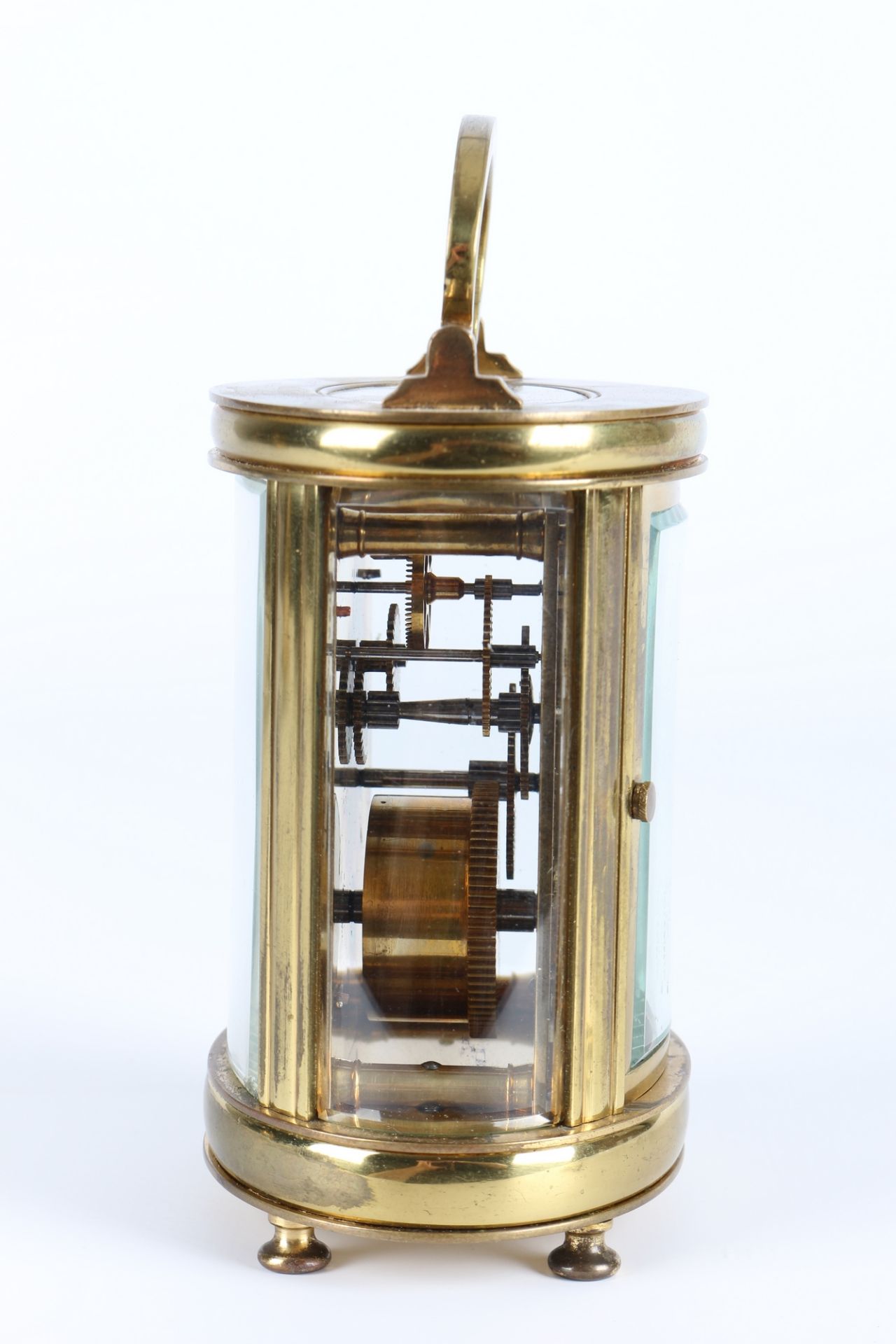 Ovale Reiseuhr, Frankreich um 1900, carriage clock, - Bild 2 aus 4