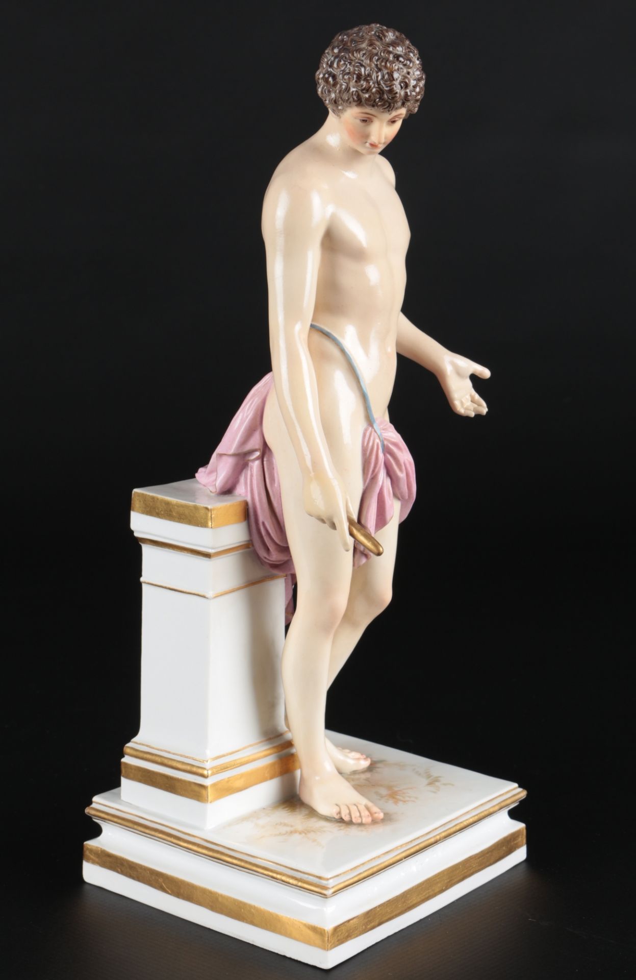 Meissen Antinous Figur 1.Wahl, greek anique figure, - Bild 2 aus 6