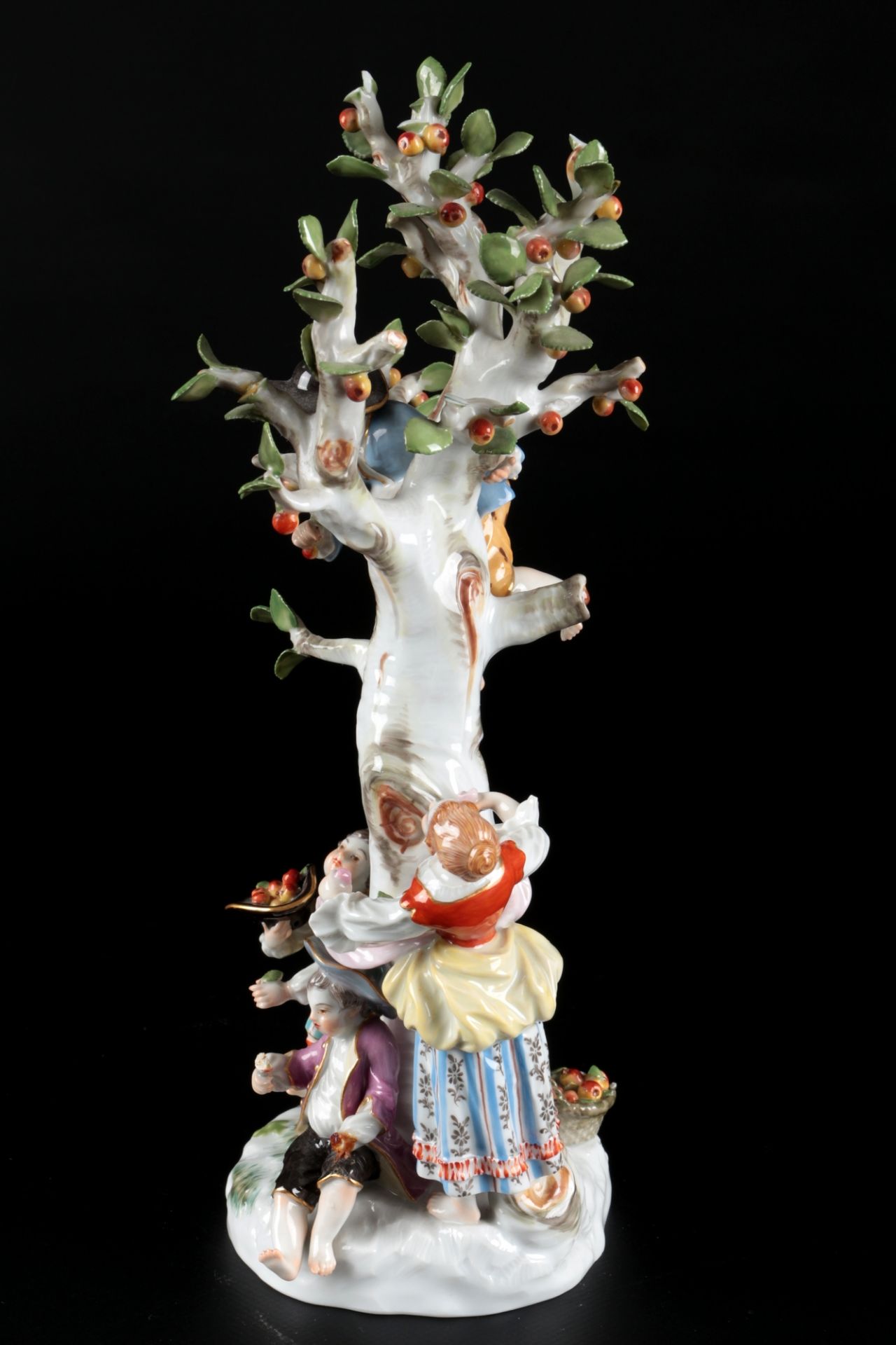 Meissen Figurengruppe Apfelernte 1.Wahl, figure apple harvest, - Image 2 of 5