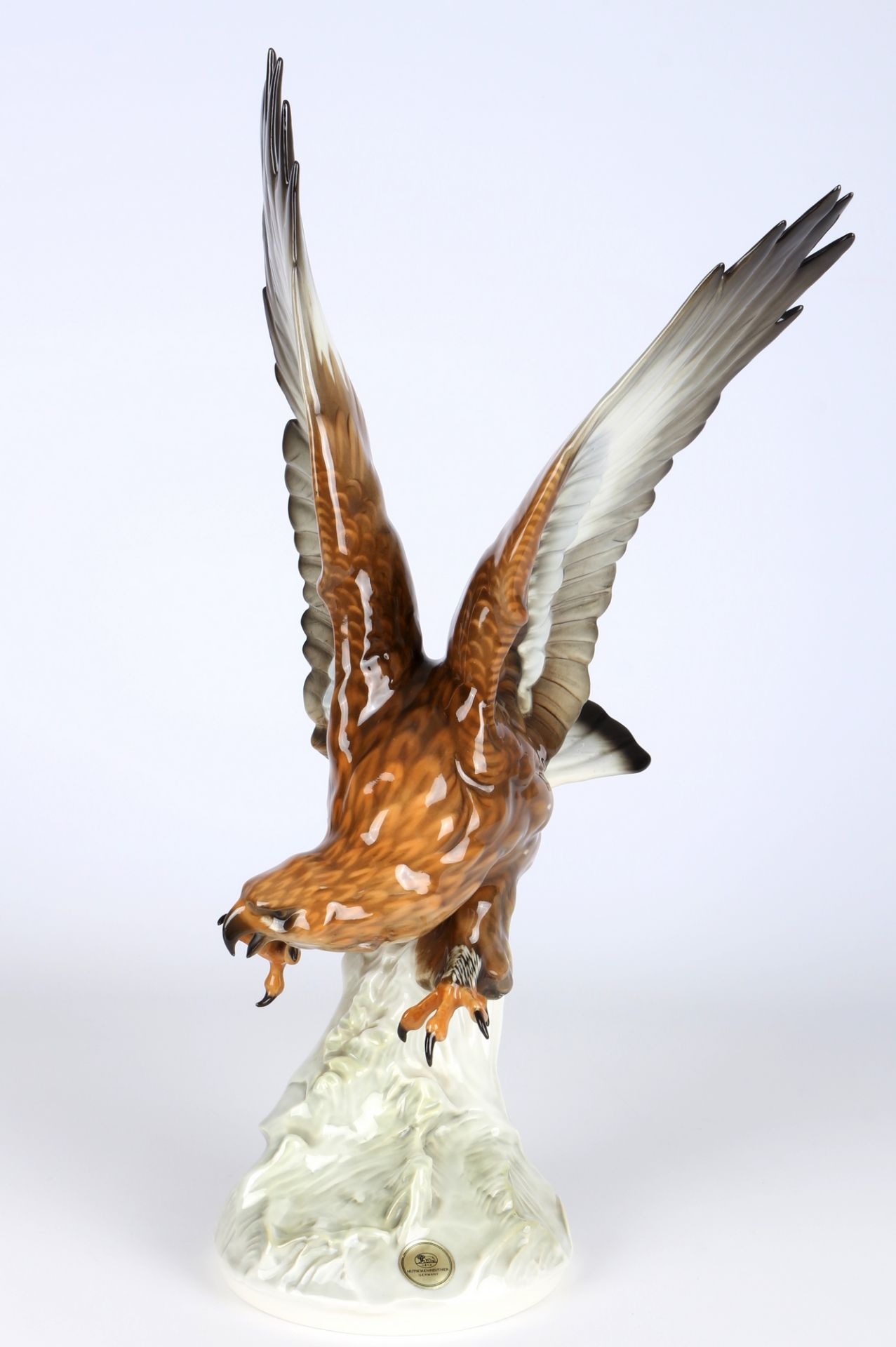 Hutschenreuther Steinadler, porcelain golden eagle, - Image 2 of 14