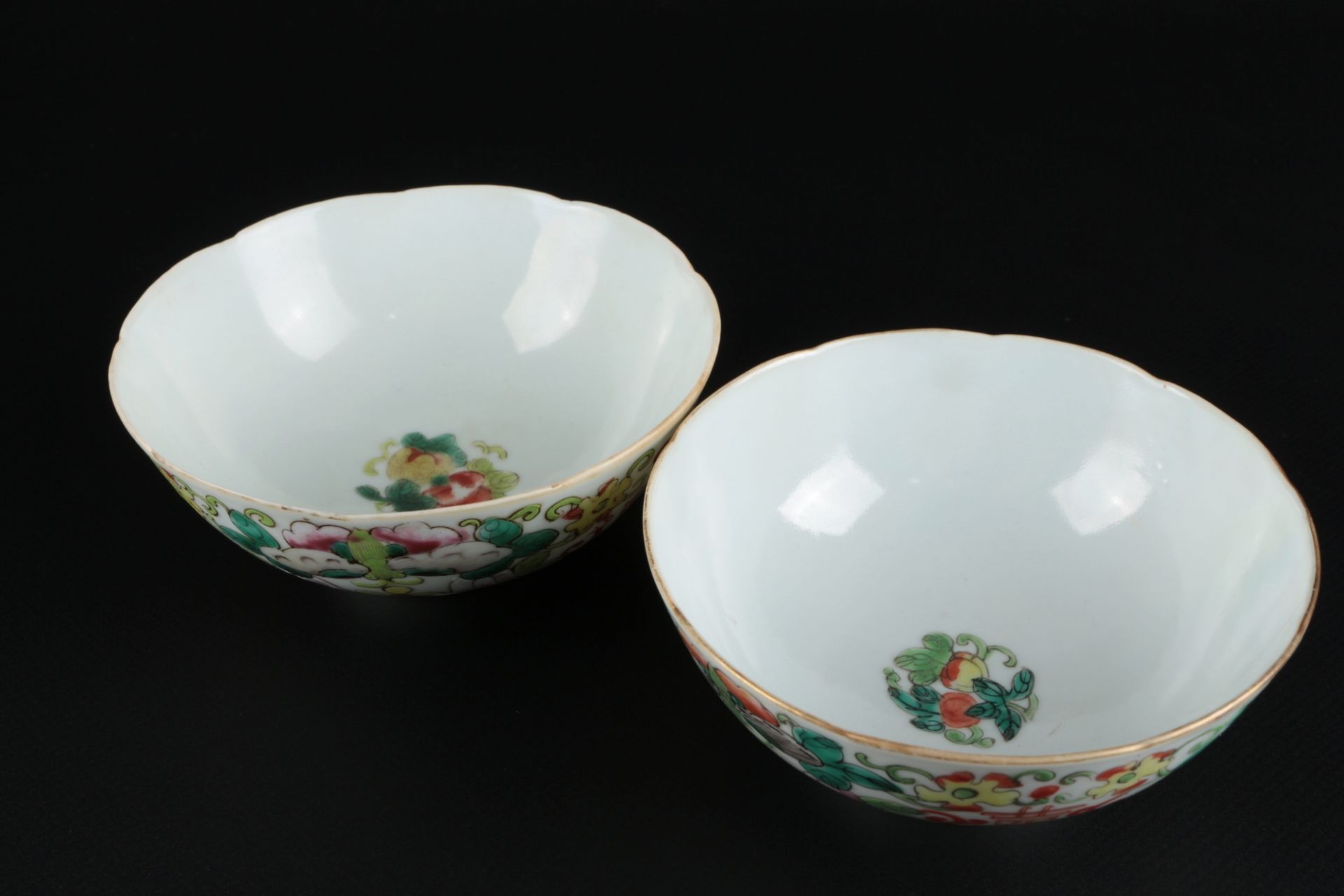 China 2 Reisschalen wohl Qing-Dynastie, chinese rice bowls, - Image 5 of 6