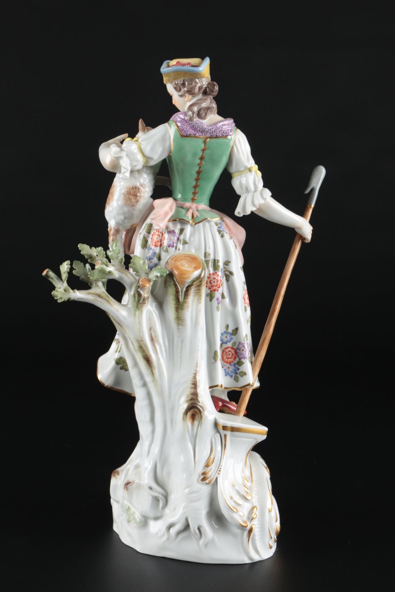 Meissen große Schäfergruppe, porcelain figure, - Bild 3 aus 6