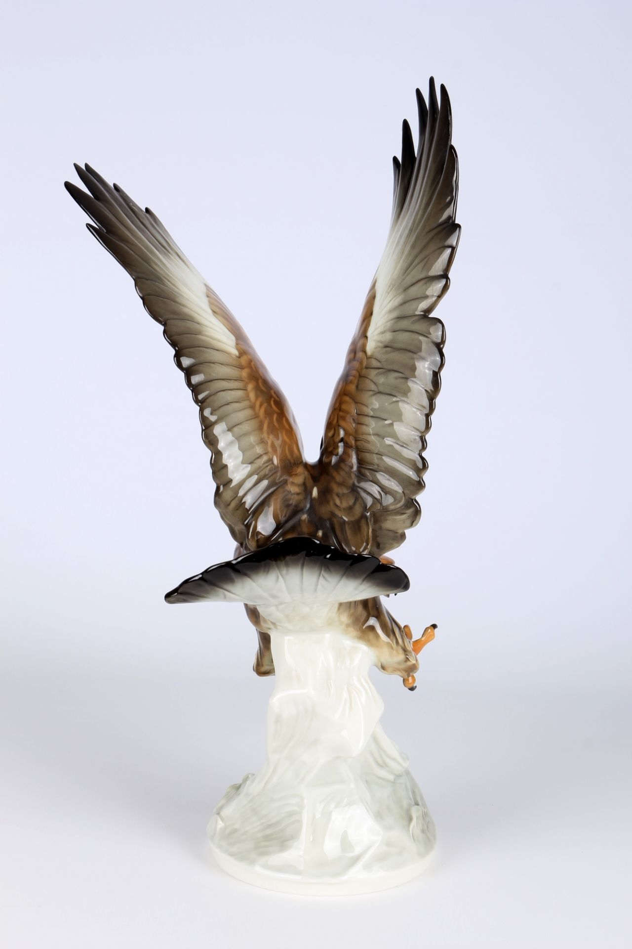 Hutschenreuther Steinadler, porcelain golden eagle, - Image 4 of 14