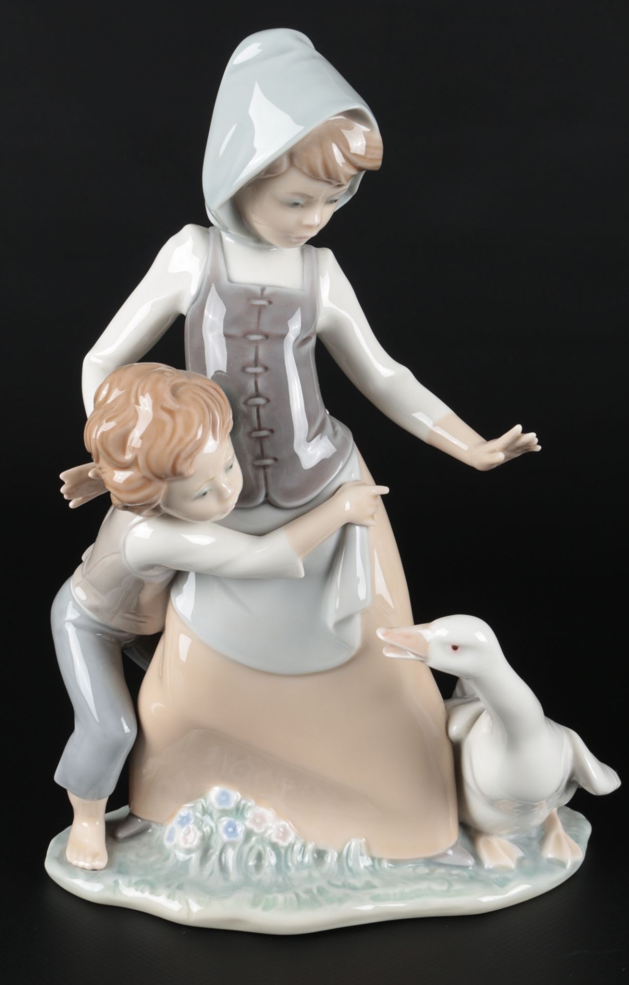 Lladro 3 Kinderfiguren, porcelain children figures, - Image 2 of 6