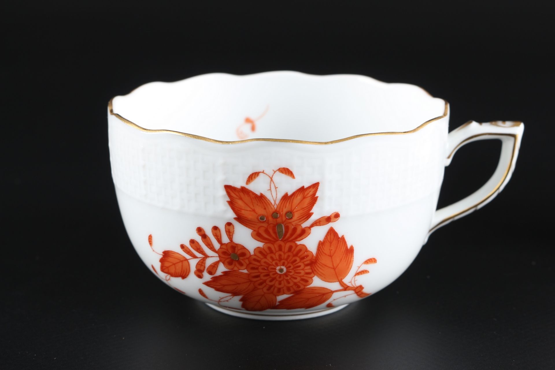 Herend AOG Apponyi Orange 8 Teetassen, tea cups, - Bild 3 aus 5