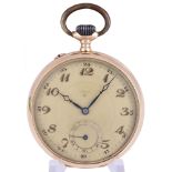 IWC 585 Gold Herren Taschenuhr, IWC 14K Gold pocket watch,