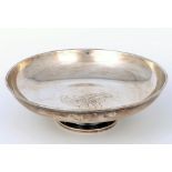 Dänemark 830 Silber Fußschale Johannes Siggaard (act. 1932-1960), danish silver bowl,