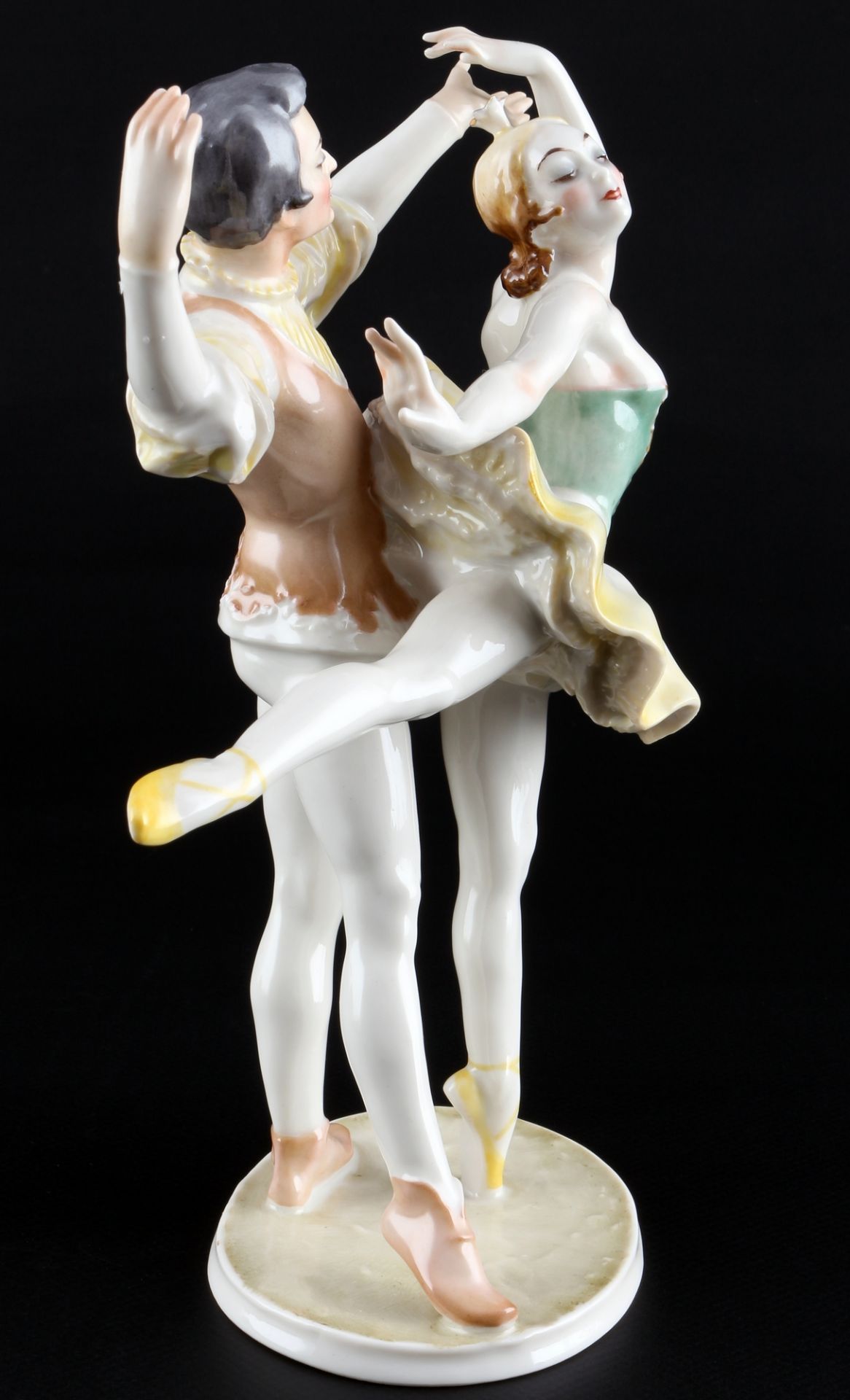 Hutschenreuther Ballet Tanzpaar Carl Werner, ballet dancing couple, - Image 4 of 5