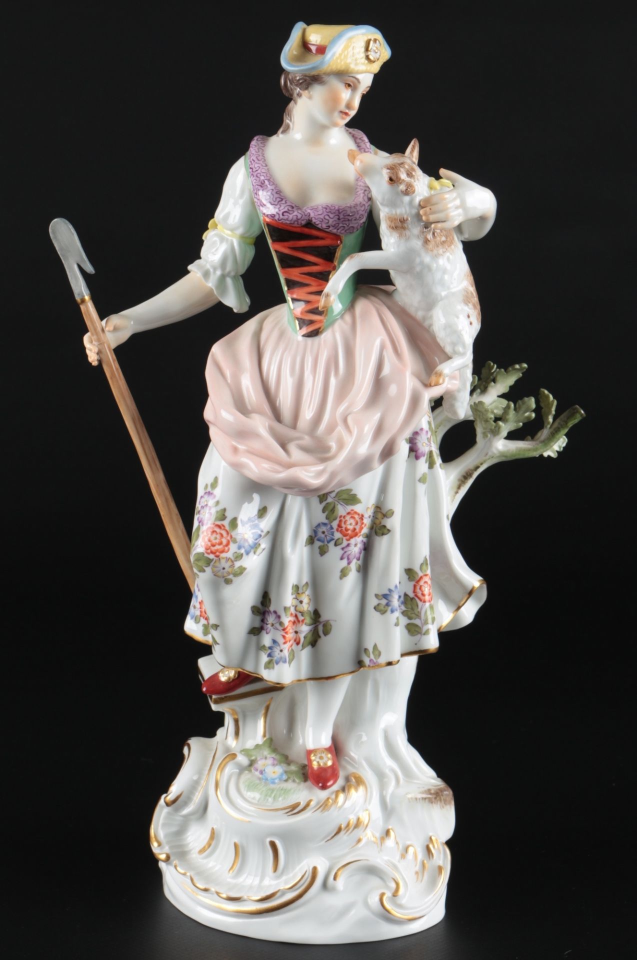 Meissen große Schäfergruppe, porcelain figure,