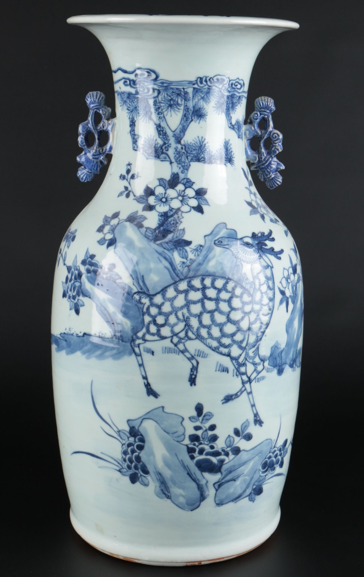 China Balustervase Qing Dynasty, chinese vase 19th century,