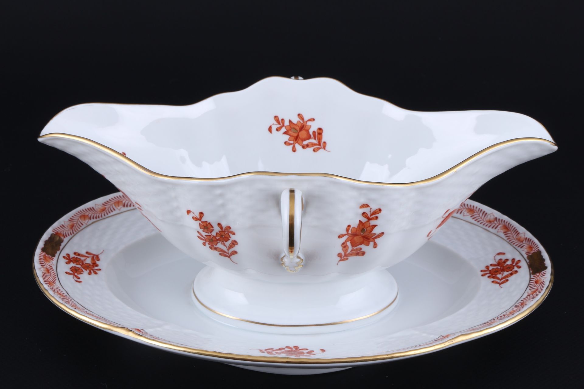 Herend Apponyi Orange 15-teiliges Speiseporzellan, dining porcelain, - Bild 3 aus 6