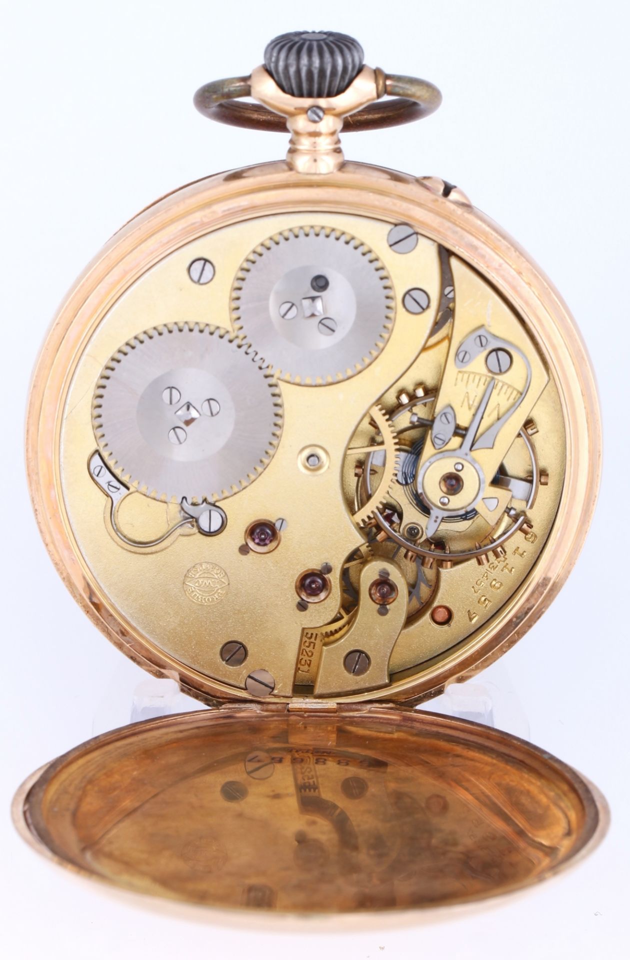 IWC 585 Gold Herren Taschenuhr, IWC 14K Gold pocket watch, - Bild 3 aus 5