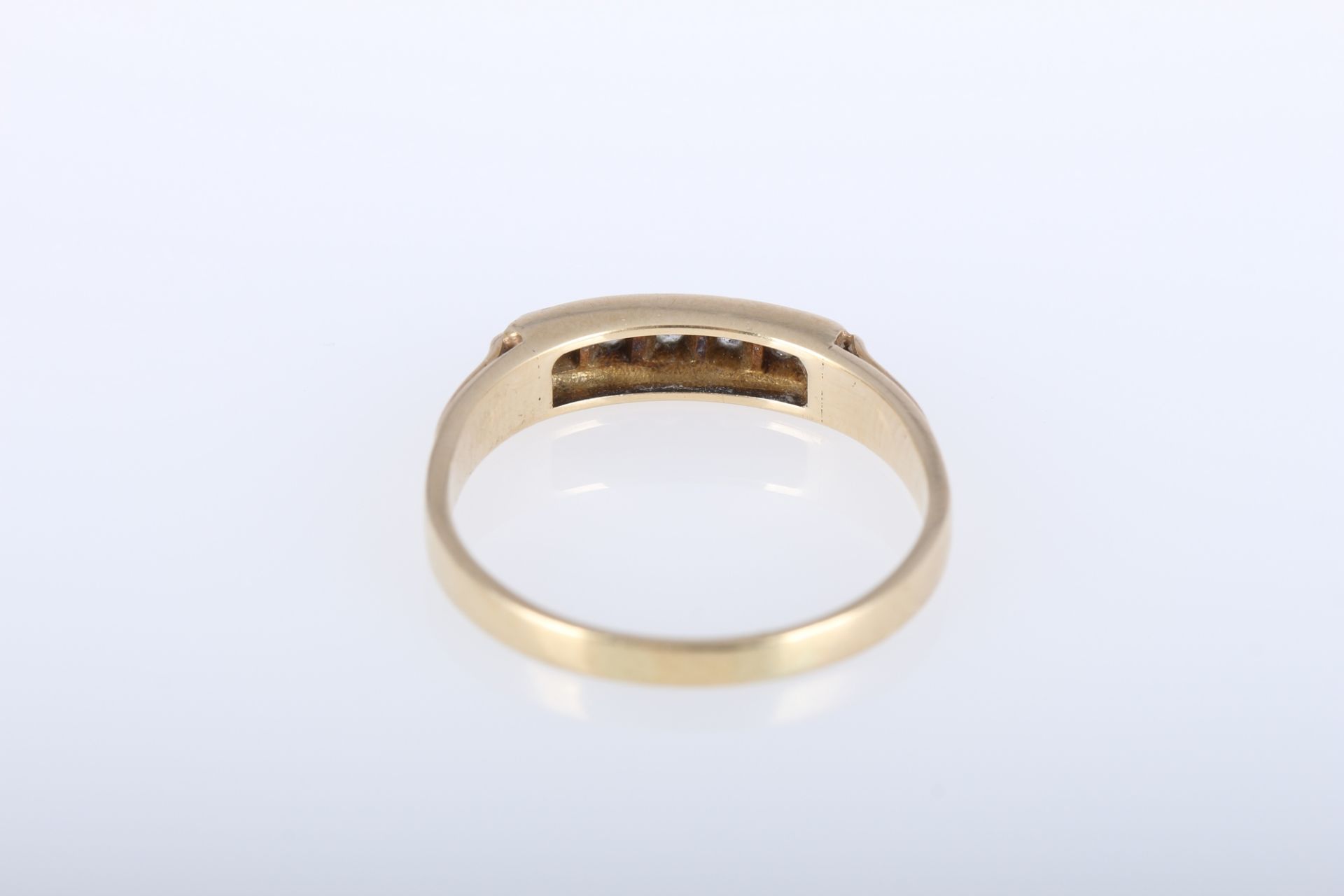 585 Gold Brillantring, 14K diamond gold ring, - Bild 3 aus 4