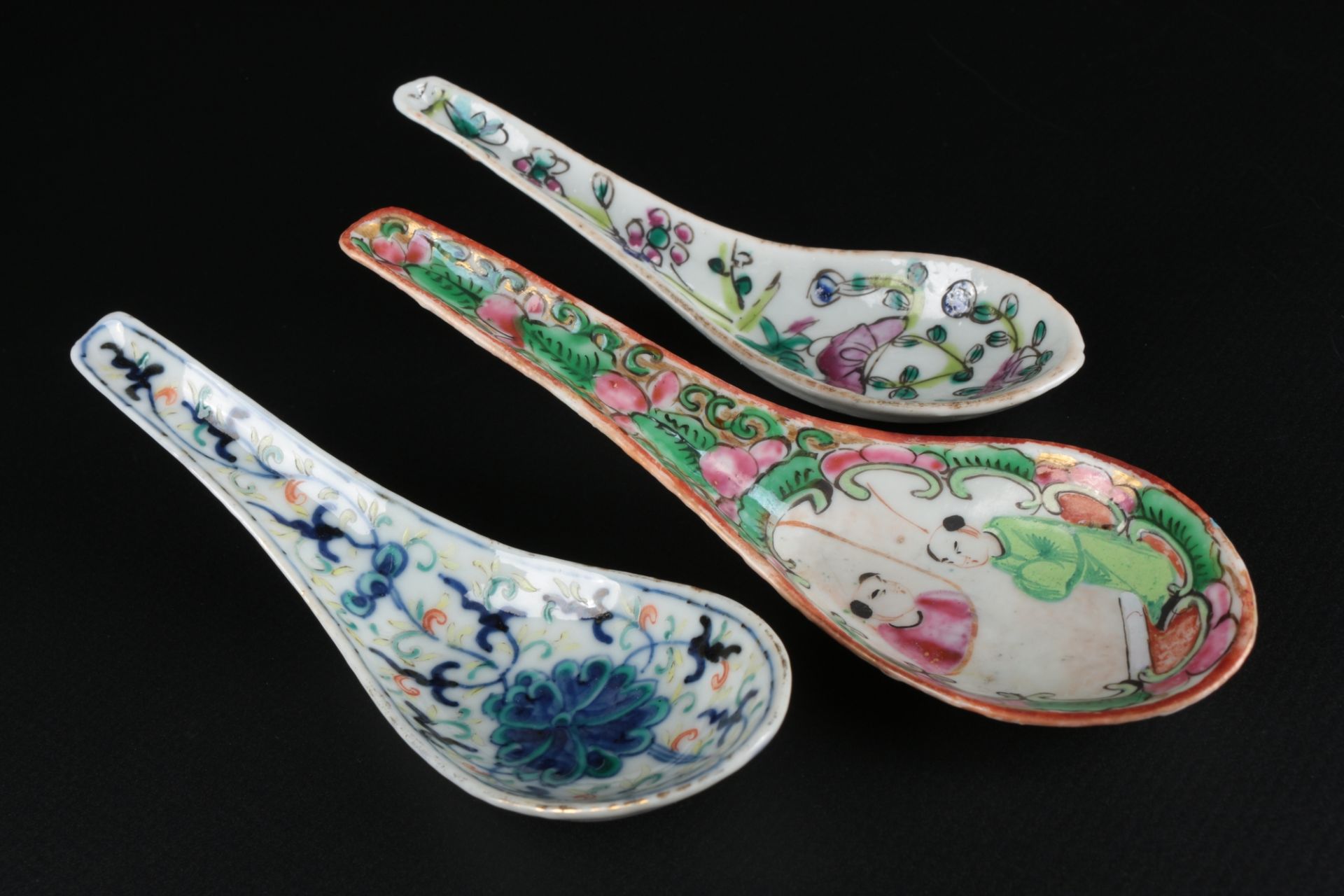 China 6 Löffel diverse Dekore, chinese spoons, - Bild 4 aus 5