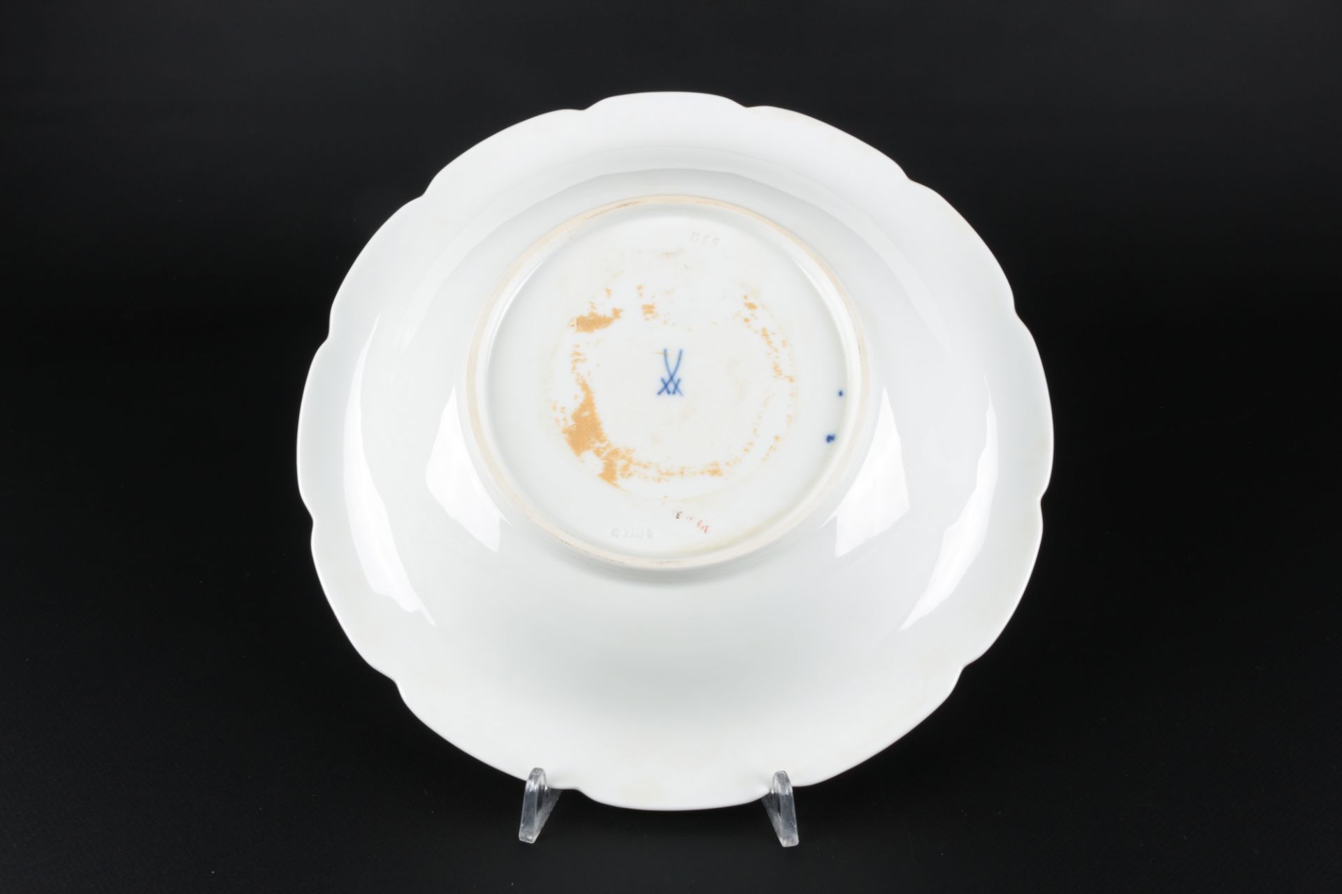 Meissen Prunkschale mit Akanthusblattrelief 1.Wahl, splendor bowl, - Bild 5 aus 5