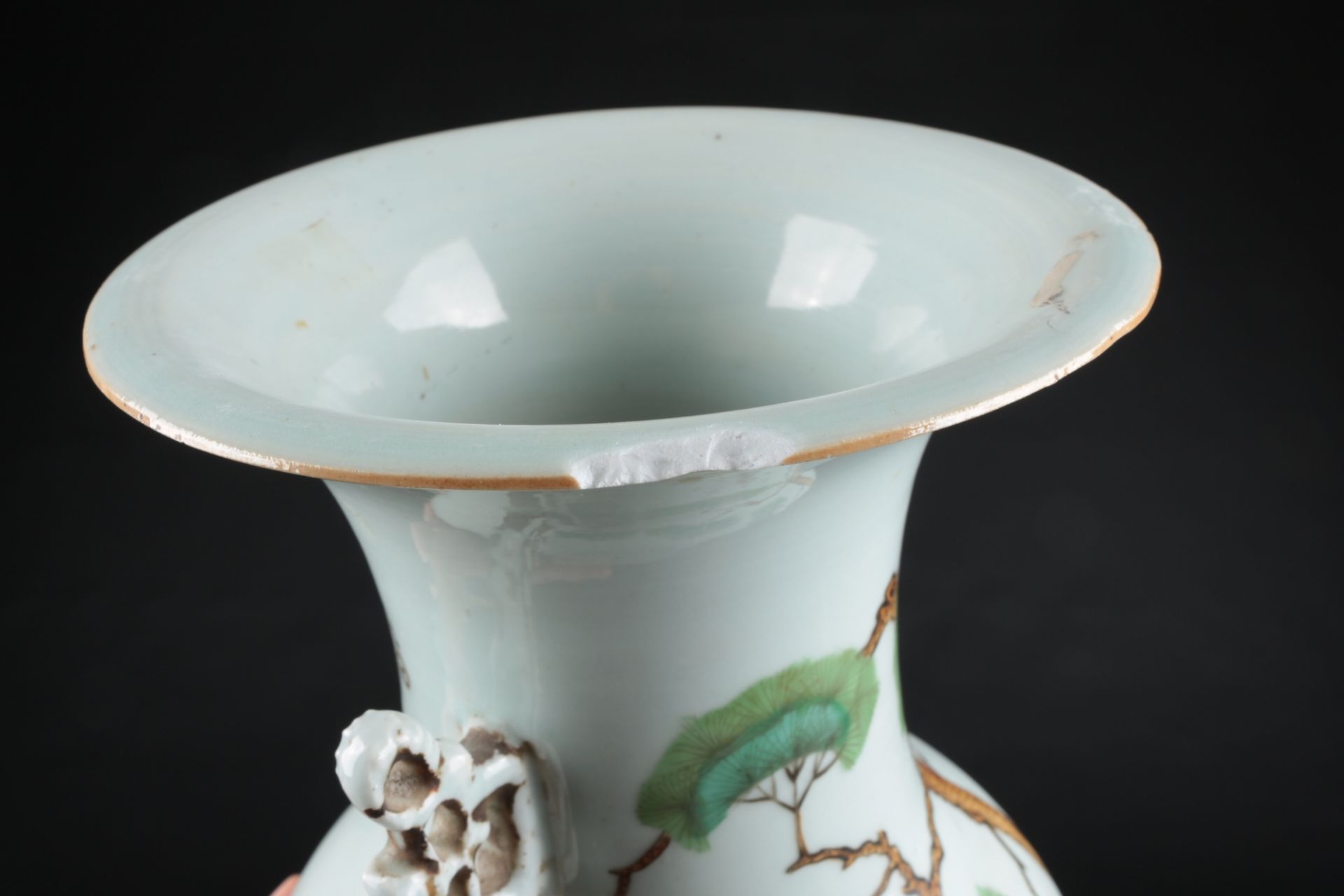 China große Vase Kuang-hsü 1875-1908, chinese large vase, - Bild 7 aus 7